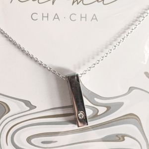 Magnolia and Vine 16" Stainless Steel necklace